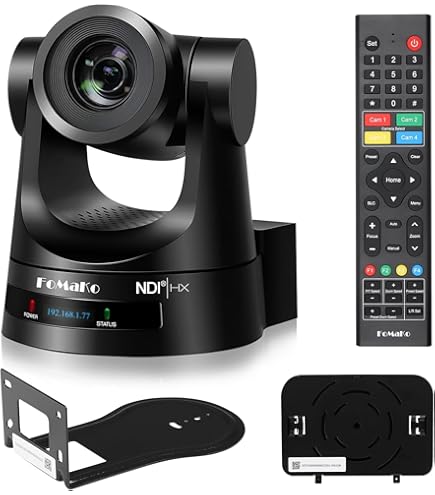 Amazon.com: FoMaKo NDI Camera AI Auto Tracking HDMI PTZ Camera 20x